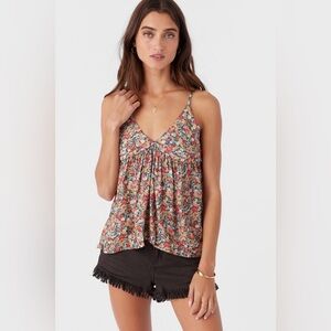 O'Neill Floral Camisole Top - Multicolor